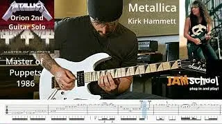 Metallica Orion Second Guitar Solo Kirk Hammett (With TAB)