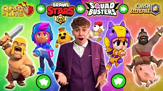 CO KAŻDĄ ŚMIERĆ ZMIENIAM GRĘ SUPERCELLA...☠️ (Brawl Stars, Clash Royale, Squad Busters...)