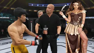 UFC 4 | Bruce Lee vs. Gladiator Woman (EA Sports UFC 4)