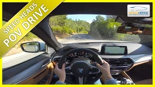 POV Drive - BMW 5er/5 Series M Sport 2017 (540i, 340 PS, G30) Onboard Test Drive