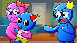 RAINBOW FRIENDS - Blue Has An Affair With A Beautiful Girl -Animation (Cartoon Animation)