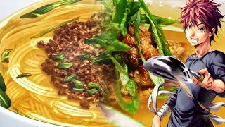 FOOD WARS REAL | Danzai Noodles made from Leftover Black Pepper Buns 食戟のソーマ Shokugeki no Soma