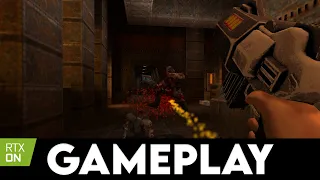 QUAKE 2 RTX Gameplay [1080p 60FPS PC ULTRA RTX ON]