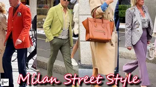 Stylish Spring Street Fashion Milan | New Trendy Outfit Ideas & Chic Italian Style | Sidewalk Milan