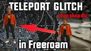 *NEW* How to TELEPORT [ Job Warp in Freeroam ] after chop shop DLC on PC GTA 5 Online