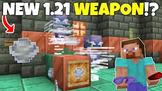 NEW WEAPON Added To Minecraft 1.21! New Breeze Drop! Minecraft 1.21 Snapshot/Beta