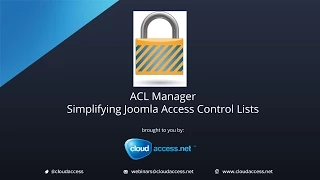 ACL Manager Webinar