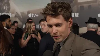 TINA GREY FROM RED CARPET DRIVE INTERVIEWS AUSTIN BUTLER AT   MASTERS OF THE AIR PREMIERE