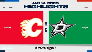 NHL Highlights | Flames vs. Stars - January 14, 2023