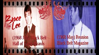 BRUCE LEE 李小龙 (1968 May) (1968 July) Meeting Black Belt Magazine And Hall of Fame Awards