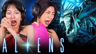 Foreign Girls React | Aliens | First Time Watch