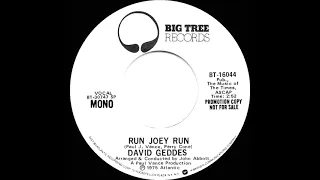 1975 David Geddes - Run Joey Run (mono radio promo 45)
