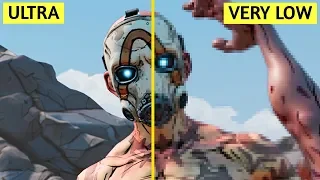 Borderlands 3 PC Graphics Comparison Very Low vs Ultra