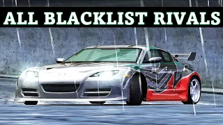 All Blacklist Race Entrances - Need For Speed Most Wanted