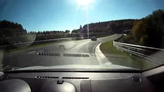 Audi S3 Crash Ausgang Brünnchen - Nürburgring Nordschleife