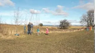 Living willow dome building at Kilbarchan Primary School