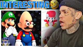 SMG4 - Mario Reacts to Bootleg Mario Toys ft. Luigi [reaction]