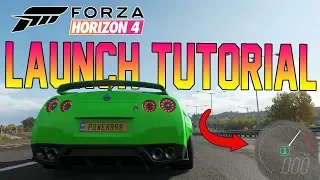 Forza Horizon 4 - How To Use ADVANCED LAUNCH CONTROL! Tutorial