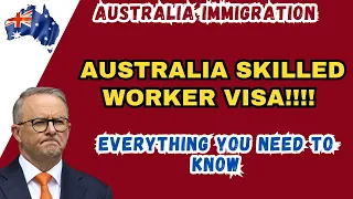 Australia Skilled Worker Visa Subclass 189 - Your Path to Australian Permanent Residency!