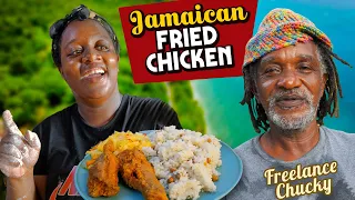 Better than KFC! Jamaican Fried Chicken at @FreelanceJamaica's!