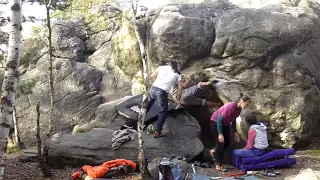 Sa Pelle au Logis (7A), Gorge aux Châts, Fontainebleau