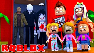 Roblox Family Rides The Haunted Elevator In Roblox!