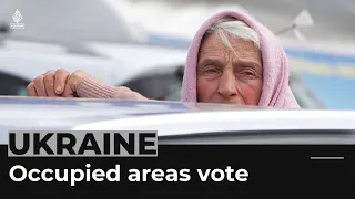 Kremlin-held regions in Ukraine vote on joining Russia