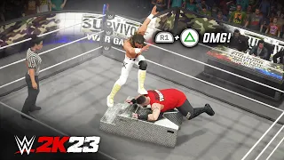 WWE 2K23: Brutal Moves on Steel Steps!