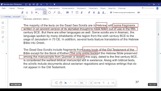 Cambridge IELTS 17  ,Test 2 Reading Passage 1: Dead Sea Scrolls