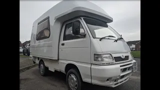 Quazzmo's Piaggio Porter (Daihatsu Hijet) Romahome Campervan