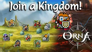 Orna - Joining Your First Kingdom! - (How to get keys) !Dual wielding trick "fixed" 😭 for Orna 3.0