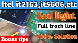 itel 2163 display light solution//Itel Keypad Phone Display Light Jumper//itel 16pin lcd light ways