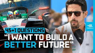 Lucas di Grassi Talks About His Move To Formula E From F1 | 45+1 Questions