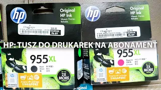 🖨 HP: Tusz do drukarek na abonament 🖨