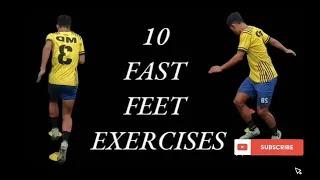 10 FAST FEET exercises | Improve Your Performance With These Simple Drills #football #footballdrills