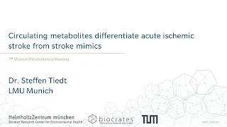 Circulating metabolites differentiate acute ischemic stroke from stroke mimics