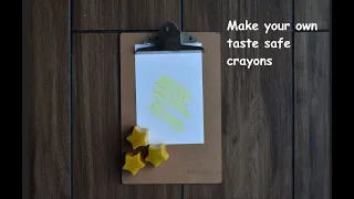 DIY Taste safe crayon