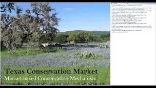 Wildlife for Lunch - Market Based Conservation and Managing for Endangered Species - November 2012