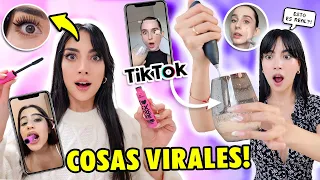 PROBANDO TRUCOS RAROS Y VIRALES DE TIK TOK! 😱 HACKS DE BELLEZA 💄 *TikTok cada vez más raro*