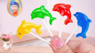 Amazing Miniature Baby Shark Lollipop Candy Making 🐳🍭 Tasty Fruits Lollipop Candy Jelly Recipe