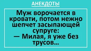 Муж и Жена в кровати. Сборник смешных анекдотов! Веселые анекдоты на все случаи жизни!