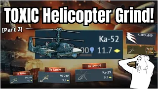 The MOST TOXIC Grind for Flying 𝐌𝐎𝐍𝐒𝐓𝐄𝐑 in War Thunder (Ka-52)💀| Don't judge me pls😭