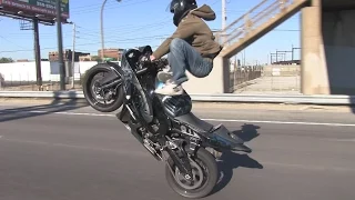 INSANE ILLEGAL MOTORCYCLE STUNTS & TRICKS STUNT BIKE WHEELIES At Ride Of The Century ROC 2014 VIDEO