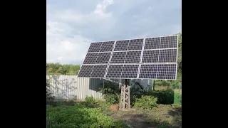 Солнечный трекер своими руками  Генерация май 2021 solar tracker 3kw