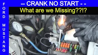 Ford Mustang: Crank no start - No fancy tools required