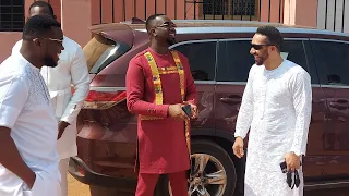 Majid Michel Arrives at Joe Mettle's Customary Marriage Ceremony