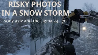 POV snow storm photography | is the Sigma 24 - 70mm weather proof?