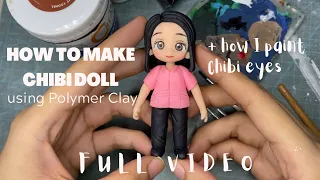 How to make CHIBI DOLL using Polymer Clay