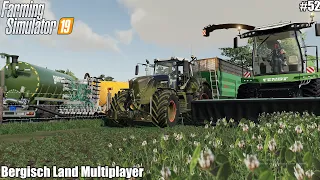 🇩🇪 Clover Silage☘️🍃, Spreading Slurry🚛🚜, Feeding Animals🐄🐖│Bergisch Land│FS 19│Timelapse#52