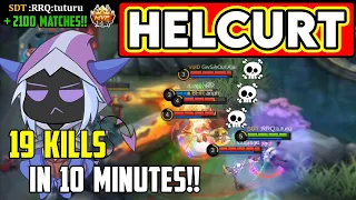 Helcurt The Most Banned on Rank, THIS IS WHY!! Helcurt Gameplay by :RRQ:tuturu - MLBB